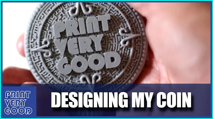 Designing My Maker Coin and a test print