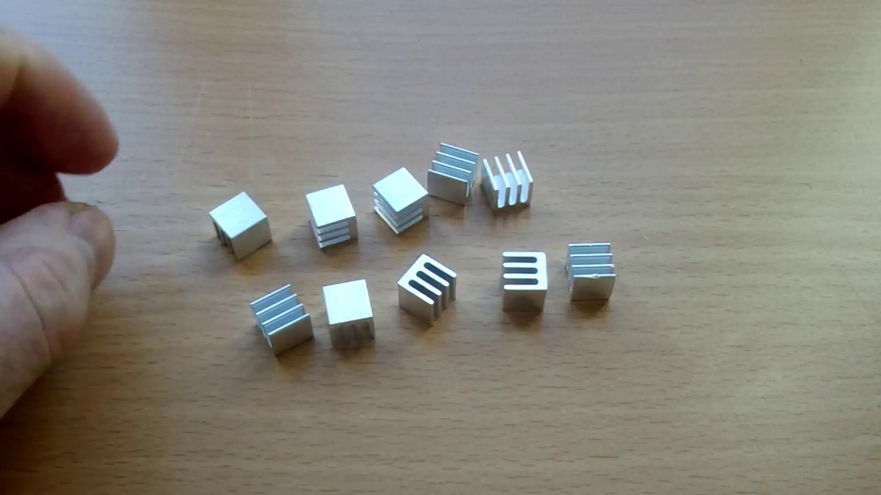 Распаковка алюминиевых радиаторов для микросхем из Китая - YouTube