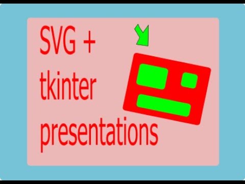 Tkinter SVG presentations