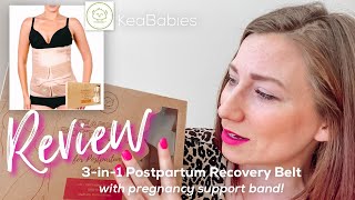 KeaBabies 3-in-1 Postpartum Support Belt Review (with Pregnancy Support Band!) | Best of 2021