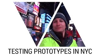 Celebrity MOVA Cycling - Testing the Prototypes in the Snow of NYC Wealth