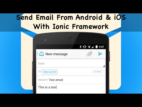 Send Email From Android And iOS With Ionic Framework