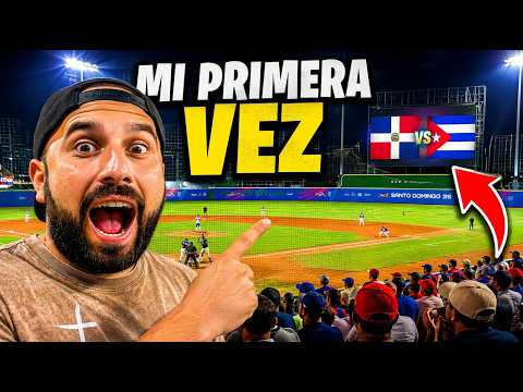 MY FIRST TIME AT A BASEBALL GAME IN DR! 🇩🇴⚾. CUBA 🇨🇺 VS DOMINICAN REPUBLIC 🇩🇴