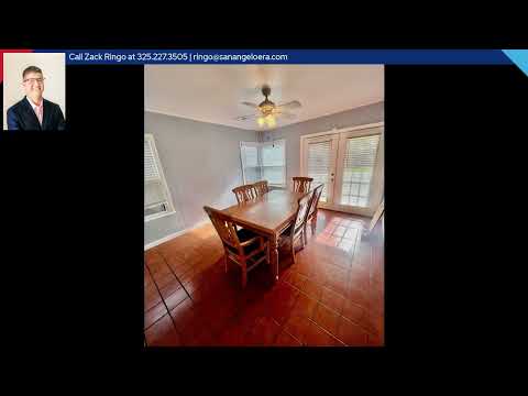 1909 Bailey St, San Angelo, TX home video tour
