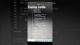snak game c coding in vscode 😁