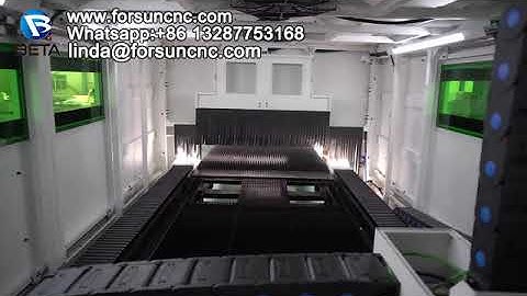 Fiber Laser Cutting Machine  Exchange Table Video