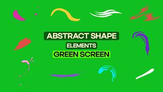 Abstract Shape Elements Green Screen (Get Template ↓) Wealth