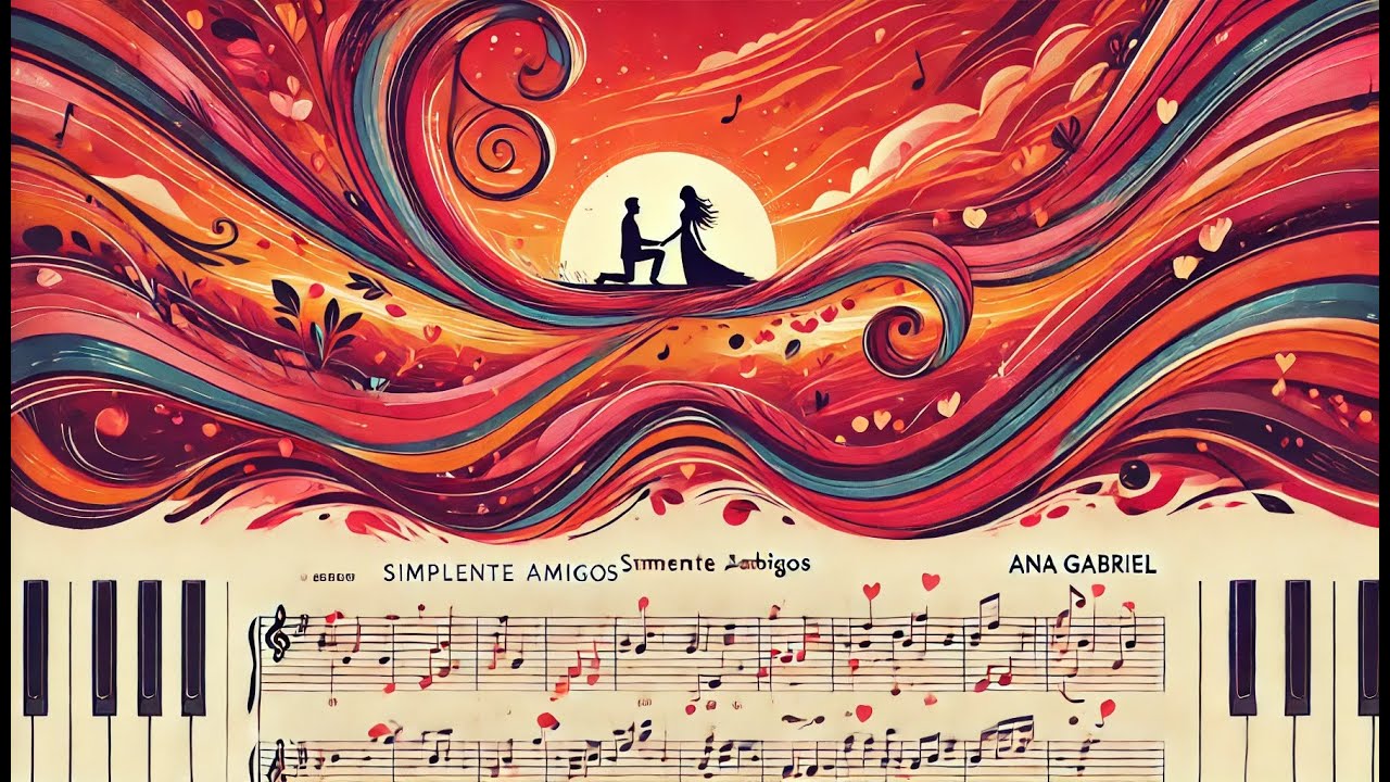 Ana Gabriel - Simplemente Amigos Piano Cover