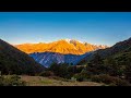 Закат в горах Таймлапс видео 4к Sunset in the Mountains Time Lapse 4k video