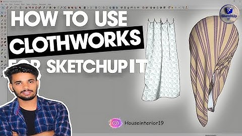 How to Make Cloth in SketchUp | Fabric & Vray Material Tutorial