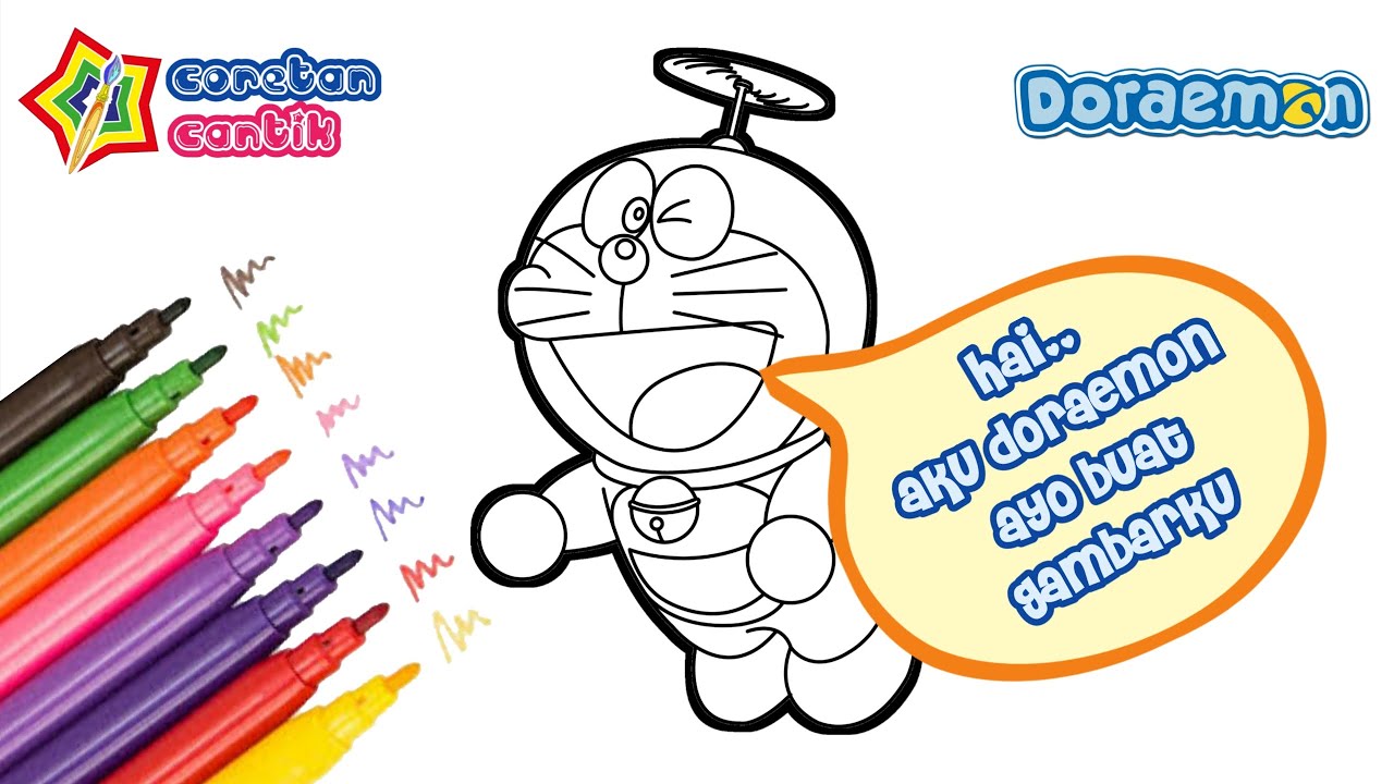  Cara  Menggambar  Doraemon  Untuk Anak YouTube