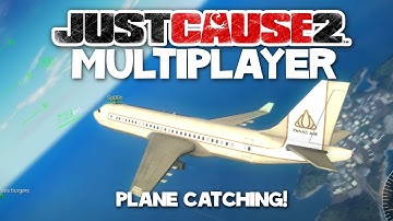 Plane Catching! (Just Cause 2 Multiplayer w/ Facecam)
