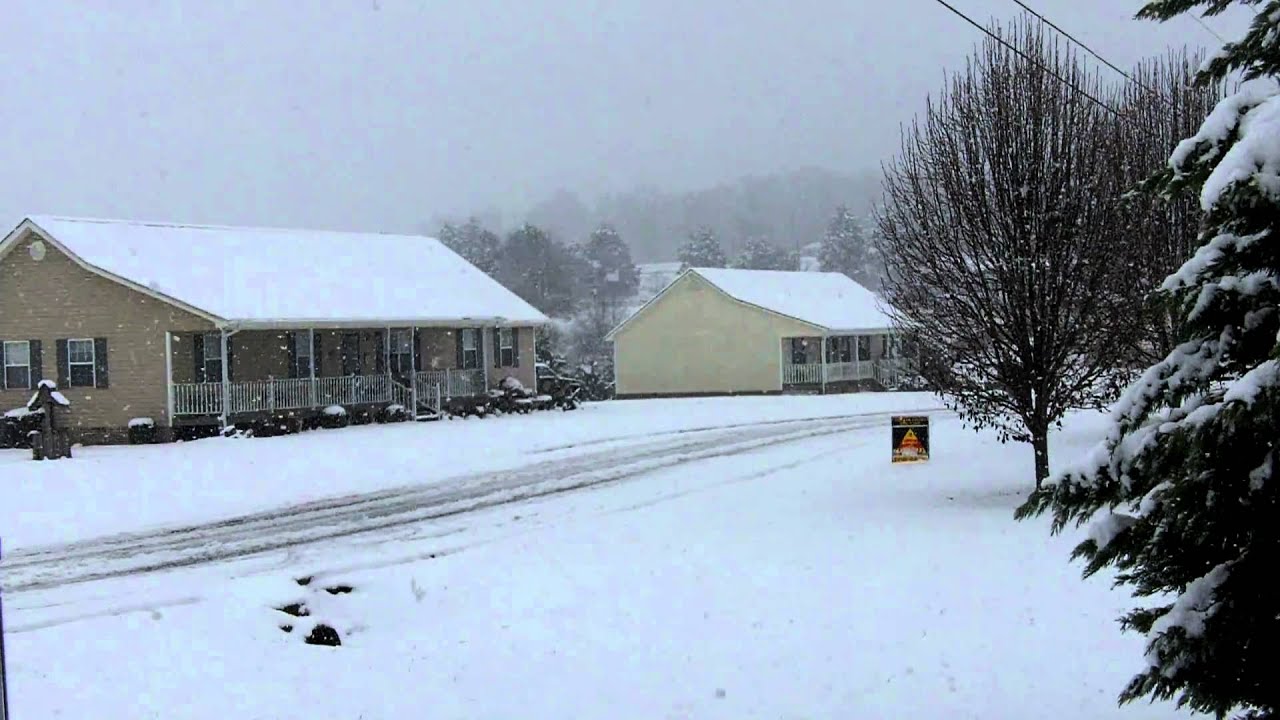 Christmas Day Snow Cleveland, TN YouTube