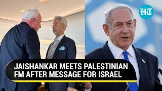 After Telling Israel To Be Mindful In Gaza, Jaishankar Talks War With Palestinian FM | Watch