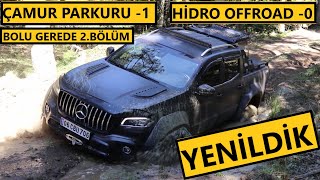 OFF ROAD { MERCEDES XCLASS } ÇAMURA BATTI { FORD RANGER WİLDTRAK } ÖN TAMPONU DAĞITTI