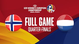 Norway v Netherlands | Full Basketball Game | FIBA U20 Women's European Championship 2023