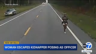 Hero truck driver helps woman escape alleged kidnapper posing as cop