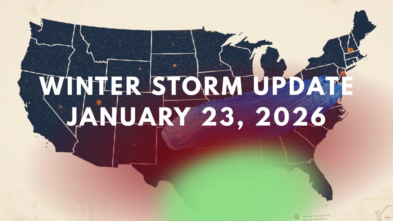 Winter Storm Update Jan 23, 2026 - YouTube