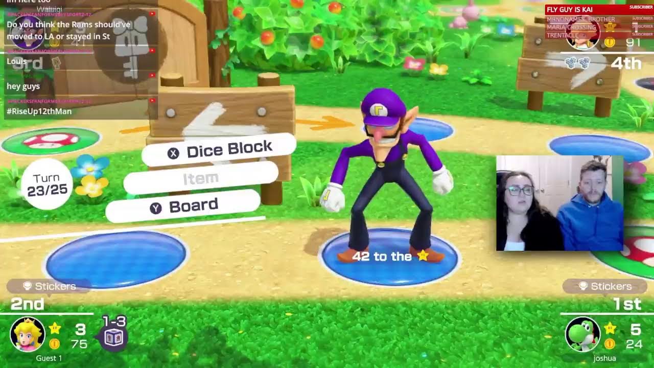 Family game night! Mario party Superstars LIVE