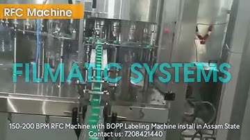 150 -200 BPM RFC Machine  With BOPP Labeling  Machine