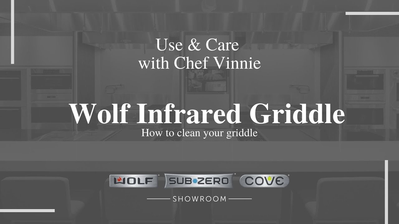 Cleaning a Wolf Griddle - how to 