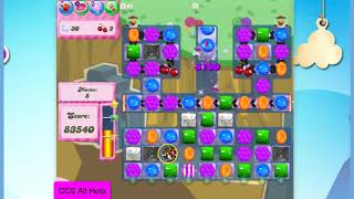 Candy Crush Saga Level 2587 12 moves NO BOOSTERS Cookie screenshot 5