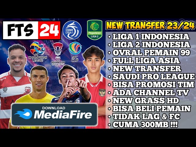 Main FTS 24 Mod BRI Liga 1 Indonesia Dan Asia || Grafik HD Android Offline New Update Transfer 2023. class=