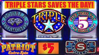 Nice hit on Triple Stars! 5 Times Pay + Patriot Extra Spins + Top Dollar slots and more! screenshot 4
