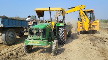 New Jcb 3dx Backhoe Machine Tractor Load Unload Swaraj 744 Sonalika Sikandar John Deere 5045 D