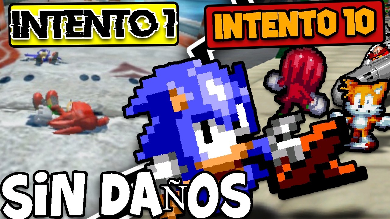 ¿Puedo VENCER A Eggman Sin Recibir NADA De Daño En Un Juego De Sonic?