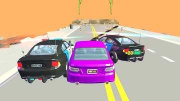 Car Rash Drive All levels Gameplay Android, iOS Super Sports Car Police Chase
