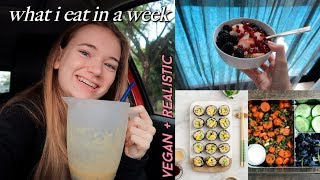 What i eat in a week | high school + vegan