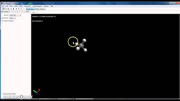 Using Avogadro Simulation