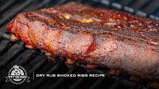 Make these perfect dry rub smoked ribs!