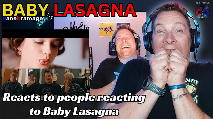 DaneBramage ROCKS Reacts to BABY LASAGNA Reacting to ME! 🤯