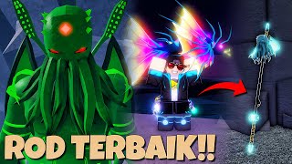 FISCH SECOND SEA!! All New Unique RODS & Defeat Giant CTHULHU Boss 🐟🎣🦑 | Fisch Indonesia screenshot 1