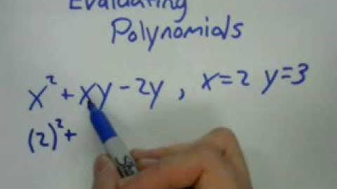 Evaluating Polynomials