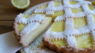 Crostata alla crema di limoni,   RICETTA PERFETTA e FACILE