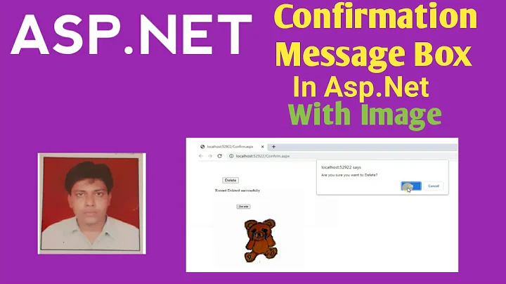 Confirmation Message Box In Asp.Net| With Image