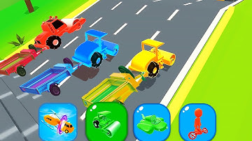 SHAPE SHIFTING 🏃‍♂️🚗🚲🚦All Levels Gameplay Walkthrough Android,ios max N8R4
