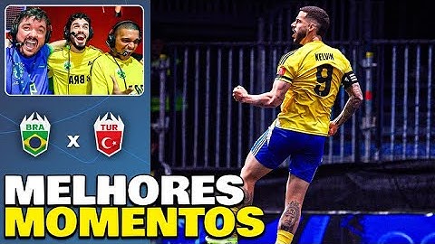 QUARTAS DE FINAL! BRASIL x TURQUIA | MELHORES MOMENTOS | COPA DO MUNDO KINGS LEAGUE