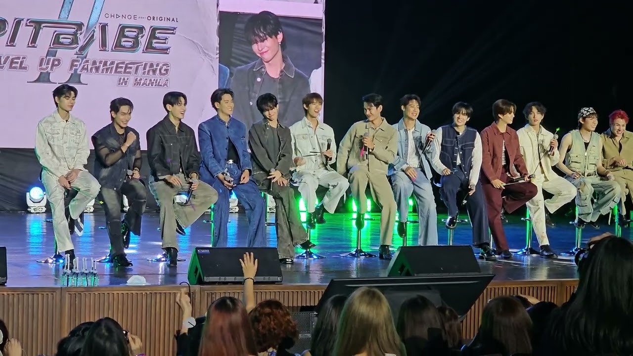 [FANCAM] 250906 Pit Babe Level Up in Manila: Q&A MENT - Getting to know you