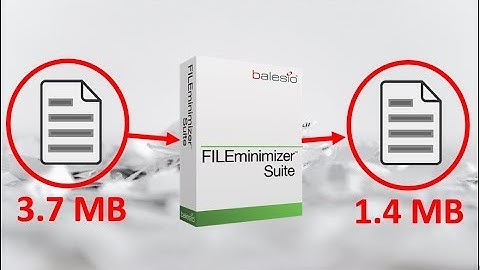 Reduce file size of Outlook or Lotus Notes attachments by 70%+