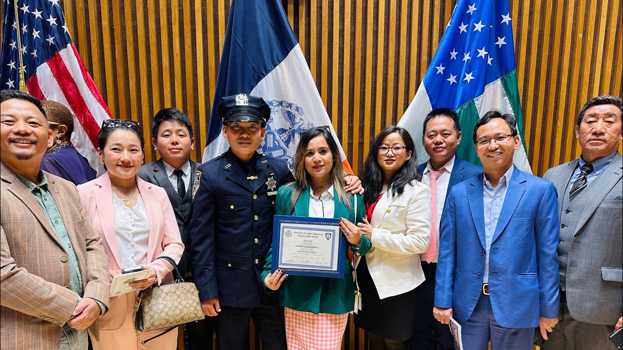 NYPD GRADUATION CEREMONY || APO( auxiliary police officer) BIJAY RAI ...