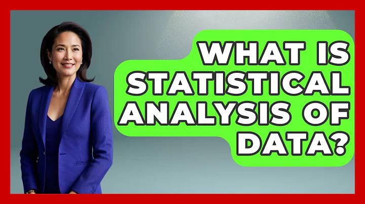 What Is Statistical Analysis Of Data? - The Friendly Statistician