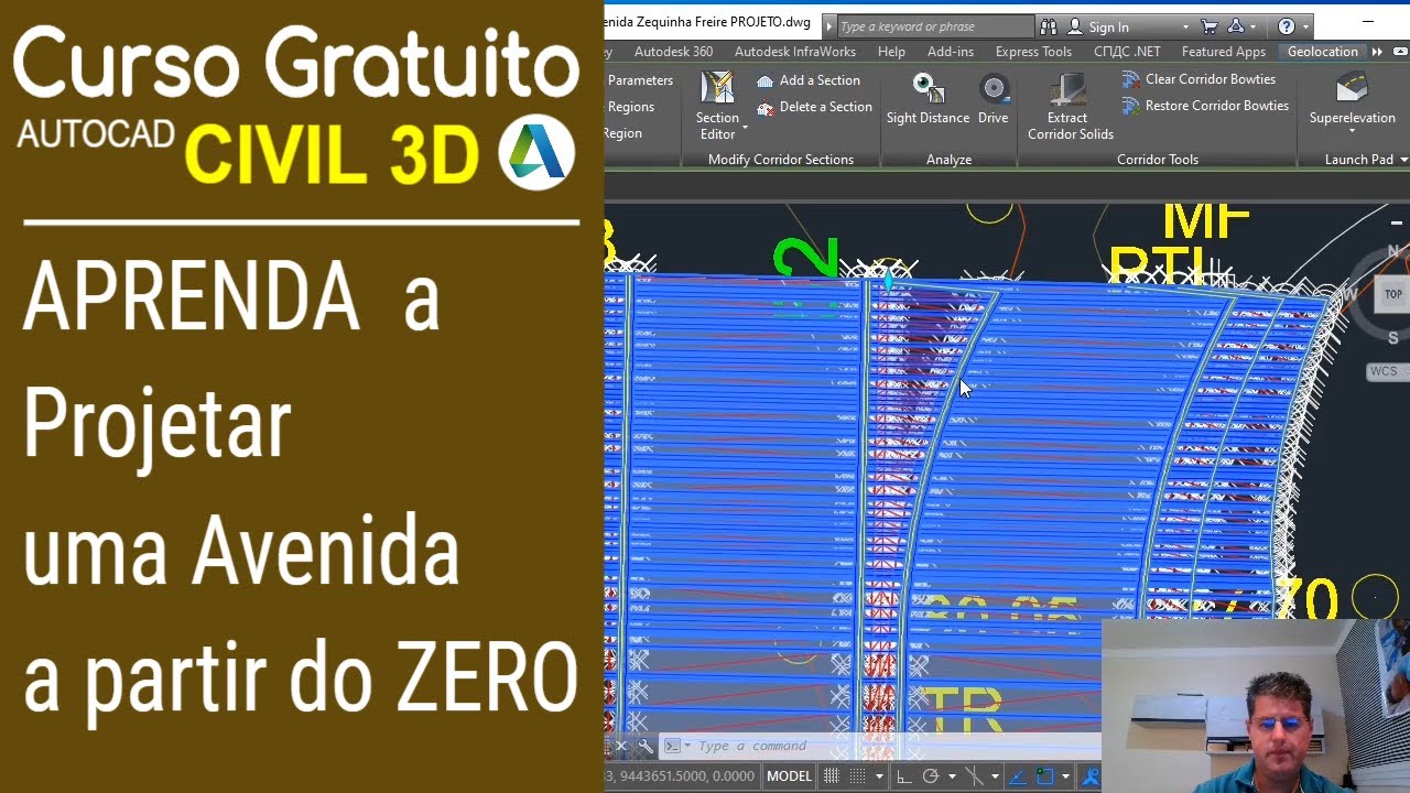 Aprenda a PROJETAR uma Avenida a partir do ZERO no Civil 3D