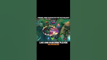 YUZHONG : SORRY ALPHA NO WAY FOR YOU TO GO AWAY | YUZHONG EXP LANE GAMEPLAY | #mlbb
