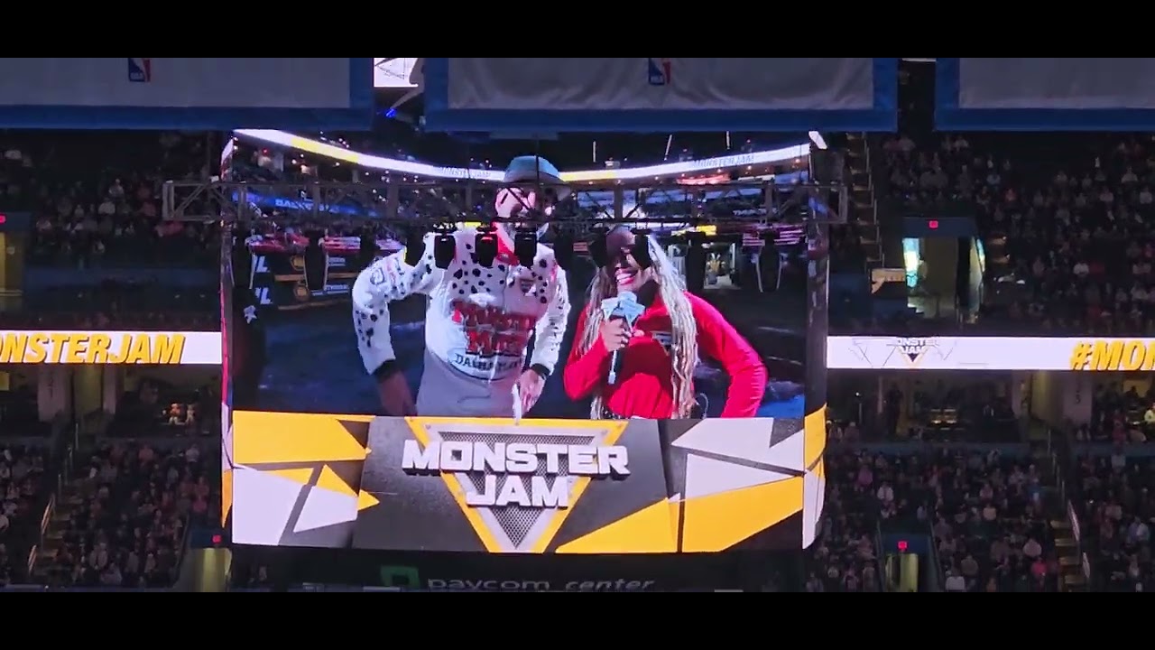 Okc monster truck event not fully filmed skipped half time and free style