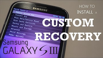 How to install a custom recovery on the S3