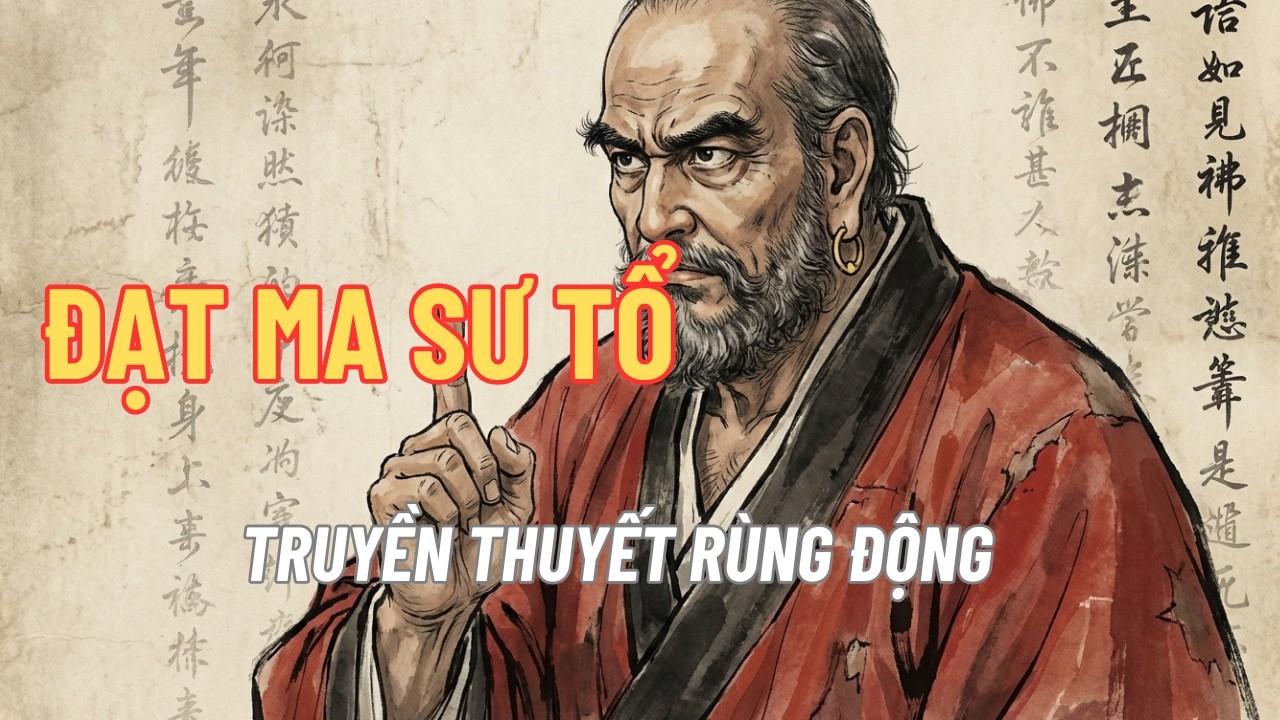 ĐẠT MA SƯ TỔ: 9 Năm Ngồi Thiền Quay Mặt Vào Vách - Bí Mật Về Vị Tổ Thiền Tông Huyền Thoại!